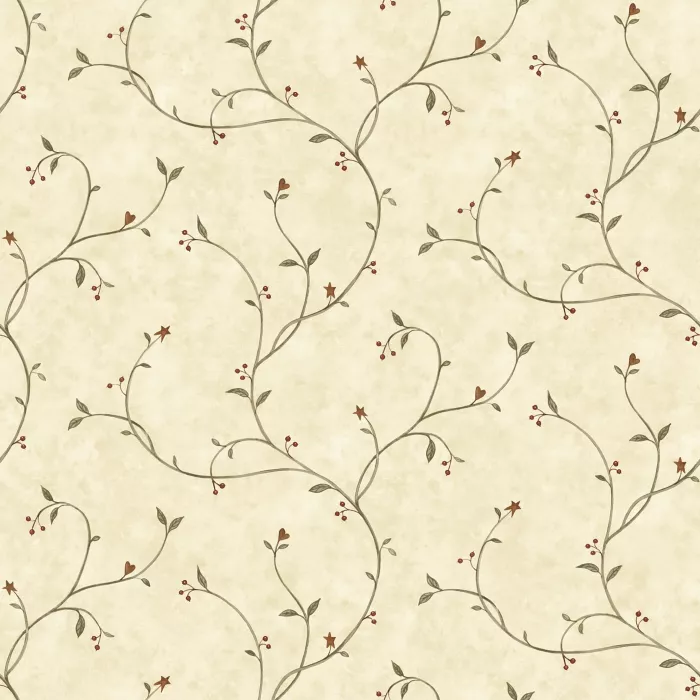Gemma Wheat Tin Star Trail Wallpaper Sidewall Chesapeake BBC09151