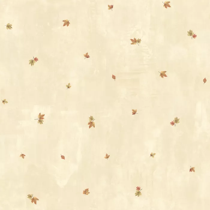 Welling Cream Maple Toss Wallpaper Sidewall Chesapeake BBC49451