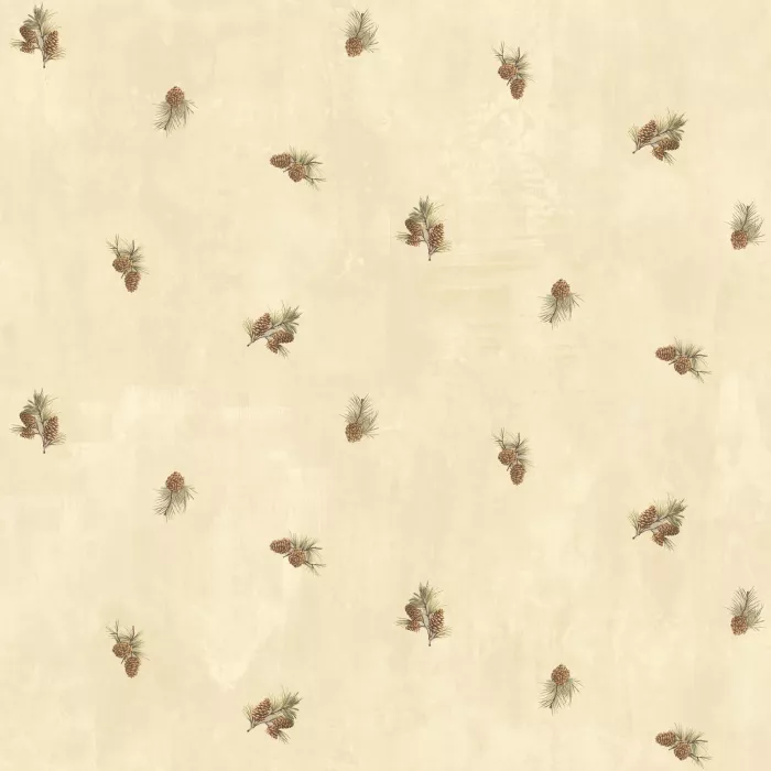 Welsh Wheat Pinecone Toss Wallpaper Sidewall Chesapeake BBC49463