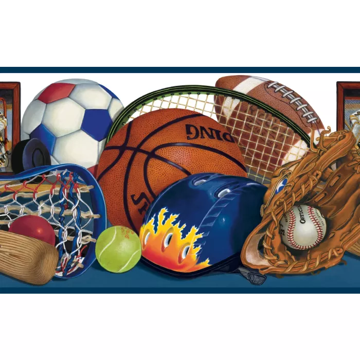 Doug Blue Sports Portrait Wallpaper Border Chesapeake BBC92211B