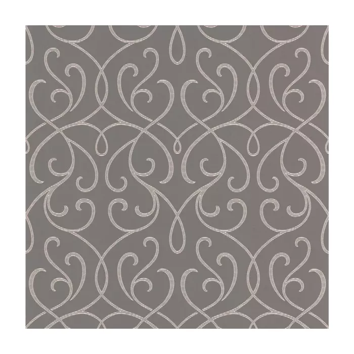 Alouette Grey Mod Swirl Wallpaper Decorline DL30447
