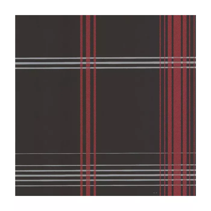 Oskar Charcoal Plaid Wallpaper Decorline DL30472