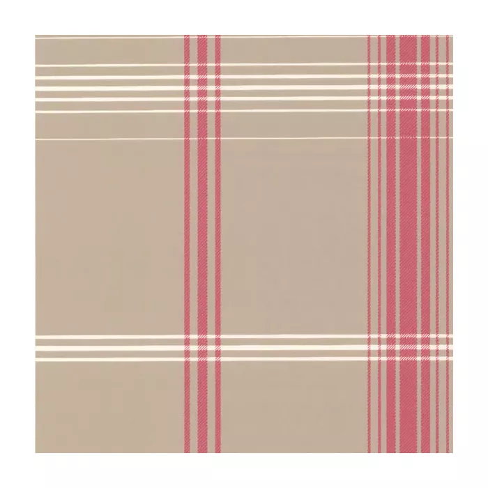 Oskar Taupe Plaid Wallpaper Decorline DL30473