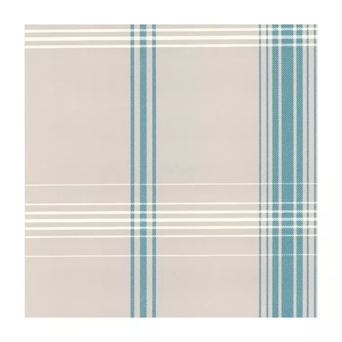 Oskar Aqua Plaid Wallpaper Decorline DL30474