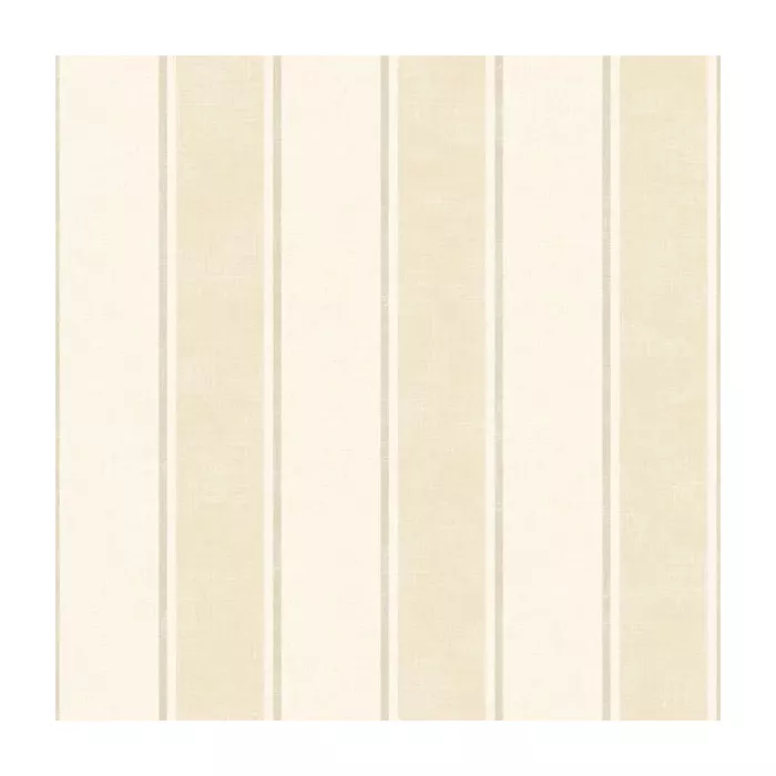Turf Beige Stripe Wallpaper Sidewall Chesapeake DLR47274