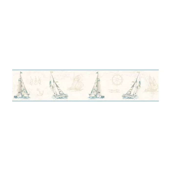 Destin Green Water'S Edge wallpaper border Border Chesapeake DLR53593B