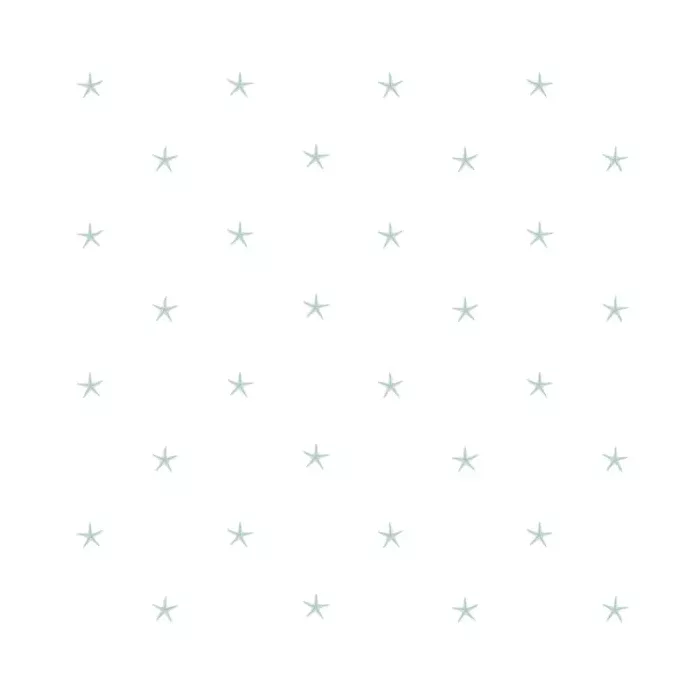 White Sands Green Starfish Wallpaper Sidewall Chesapeake DLR54542