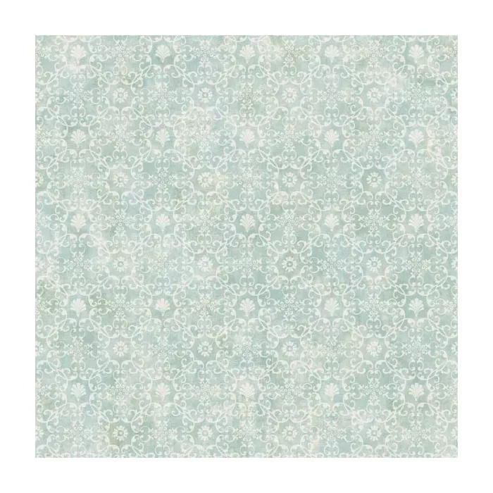 Shell Bay Teal Scallop Damask Wallpaper Sidewall Chesapeake DLR54652