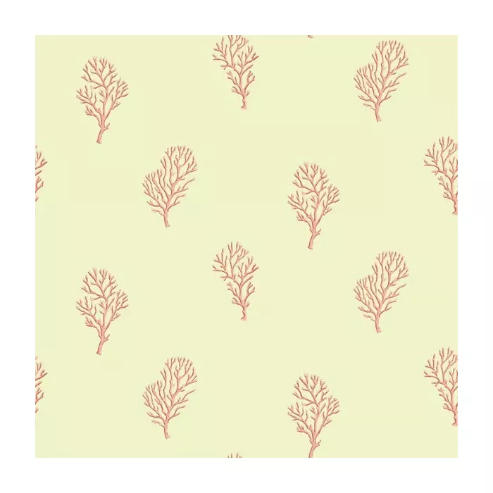 Islamorada Green Coral Branch Wallpaper Sidewall Chesapeake DLR54664