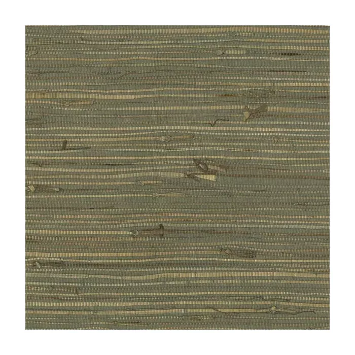Naples Olive Grasscloth Wallpaper Sidewall Chesapeake DLR54682