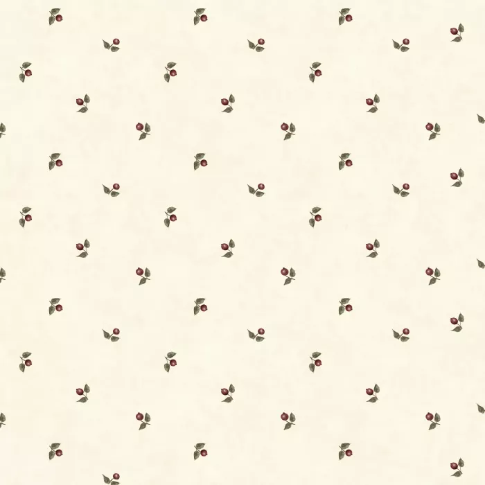Neutral Little Cherry Toss Wallpaper Sidewall Chesapeake FFR66042