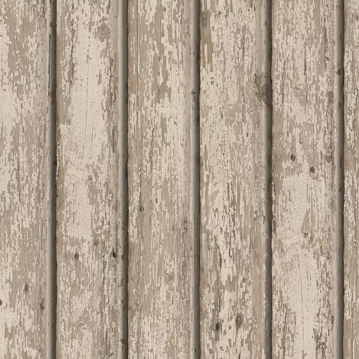 Neutral Weathered Clapboards Wallpaper Sidewall Chesapeake FFR66104