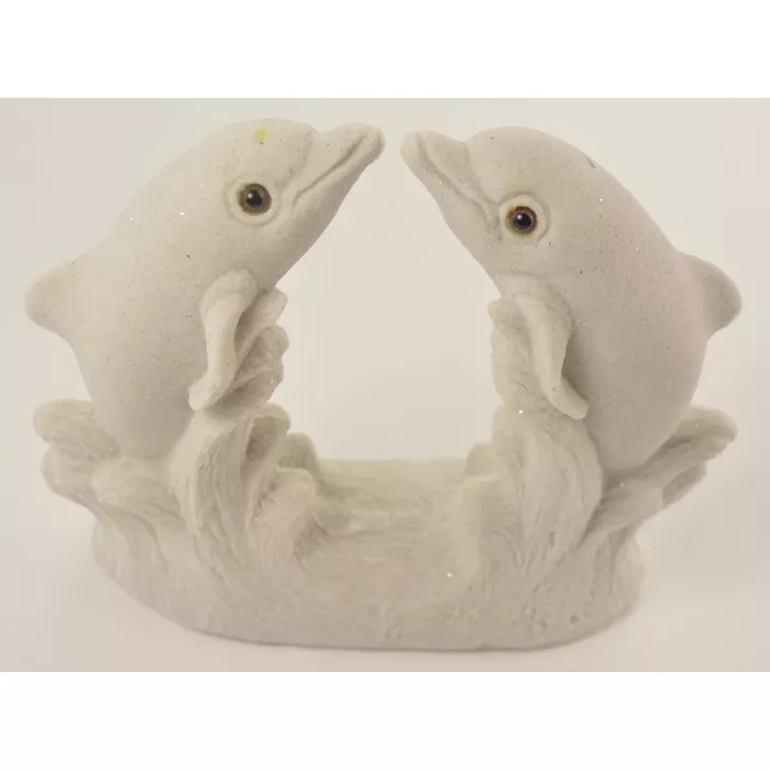 Mr. Sandman Sand Sculpture Figurine DOL09 - Two Dolphins