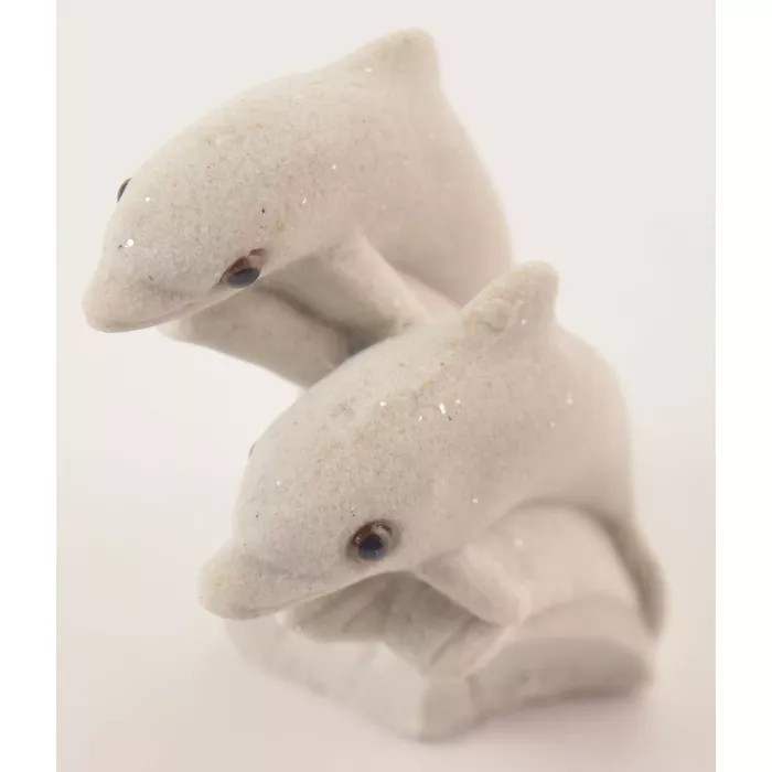 SAND-DECO Sand Sculpture Figurine DOL02 - Two Dolphins