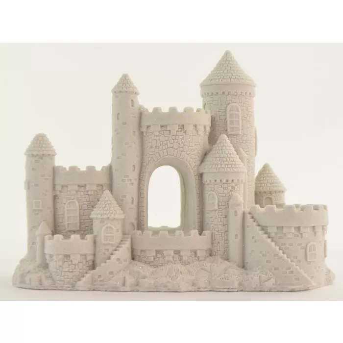 Mr. Sandman Sand Castle Figurine & Tealight Holder CAN755 - 3 Candles