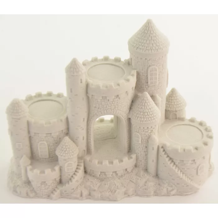 Mr. Sandman Sand Castle Figurine & Tealight Holder CAN755 - 3 Candles