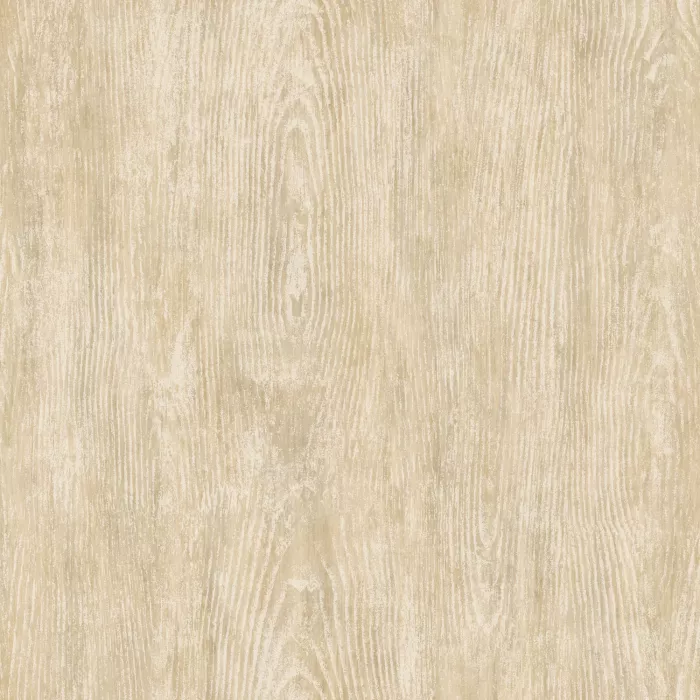 Priscilla Sand Faux Wood Wallpaper Sidewall Chesapeake PUR113117