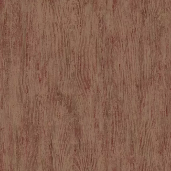 Priscilla Red Faux Wood Wallpaper Sidewall Chesapeake PUR113119