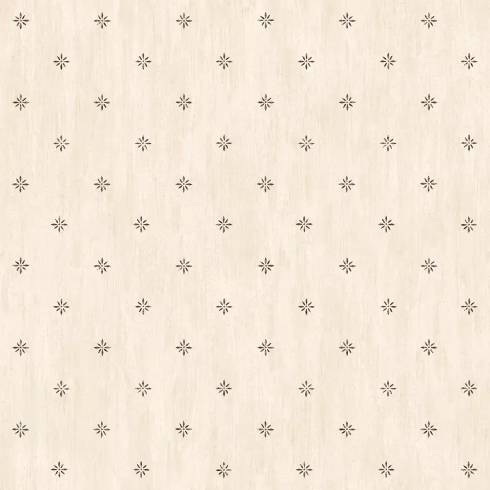 Frannie Cream Stencil Starburst Toss Wallpaper Sidewall Chesapeake PUR66381