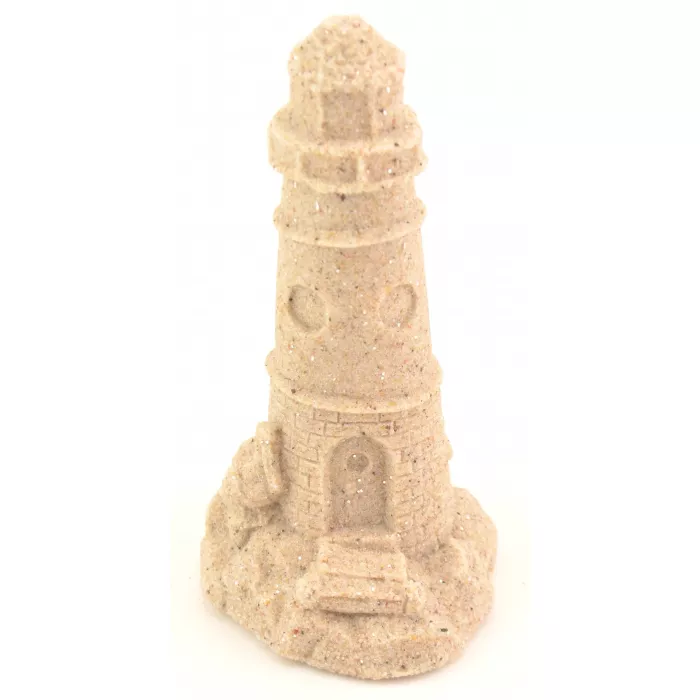Mr. Sandman Sand Sculpture Figurine - Lighthouse 811 - 4.25" Tall