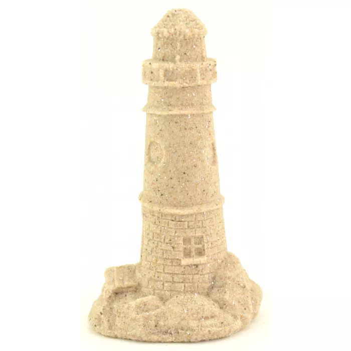 Mr. Sandman Sand Sculpture Figurine - Lighthouse 811 - 4.25" Tall