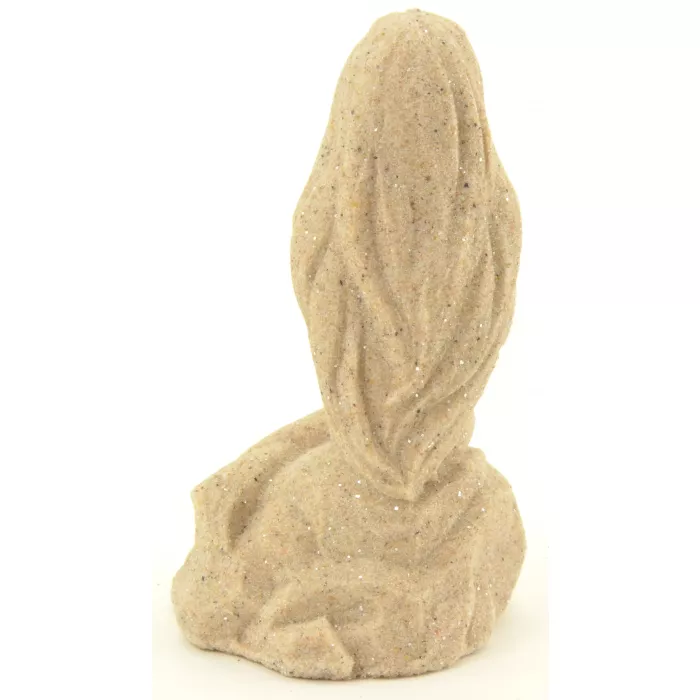 Mr. Sandman Sand Sculpture Figurine - Sitting Mermaid - 4.5" Tall