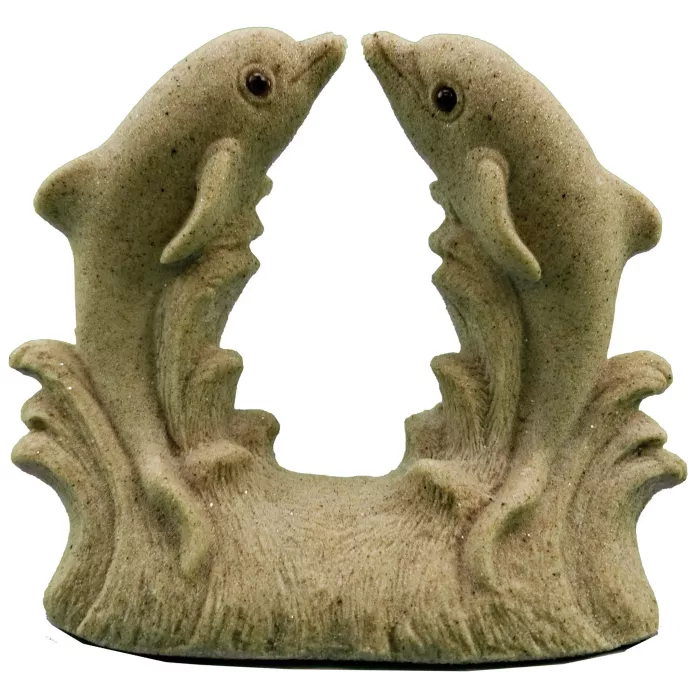 Mr. Sandman Sand Sculpture Figurine DOL09 - Two Dolphins