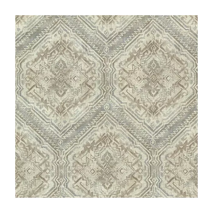Hocking Hills Blue Navajo Medallion Wallpaper Sidewall Chesapeake TLL01362