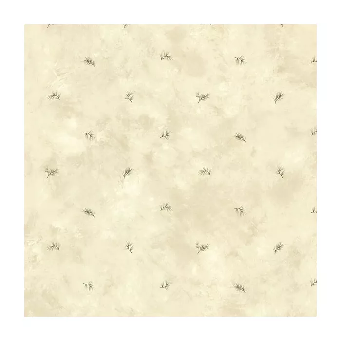 Pine Valley Neutral Sprig Toss Wallpaper Sidewall Chesapeake TLL01483