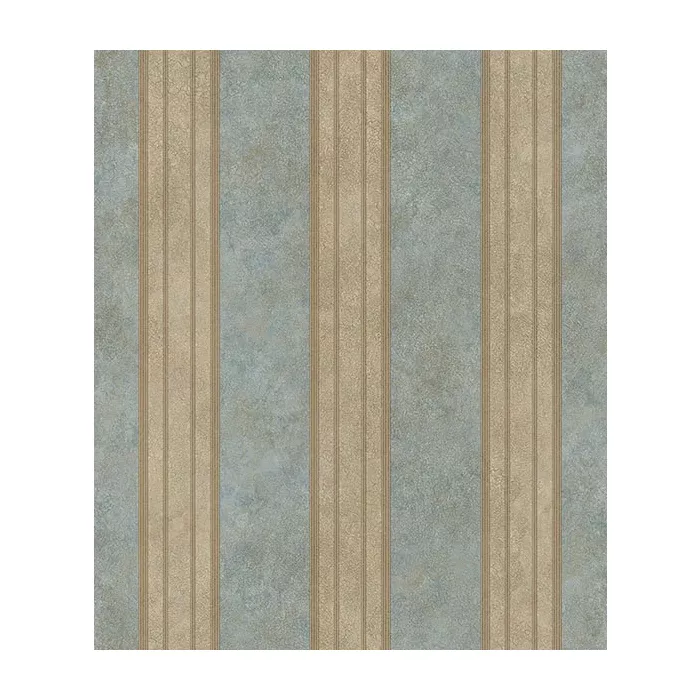 Sweetwater Aqua Tuscan Stripe Wallpaper Sidewall Chesapeake TLL26073
