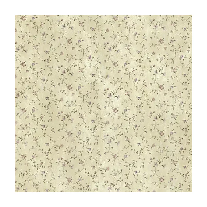 Cooley Lavender Calico Floral Wallpaper Sidewall Chesapeake TLL44007