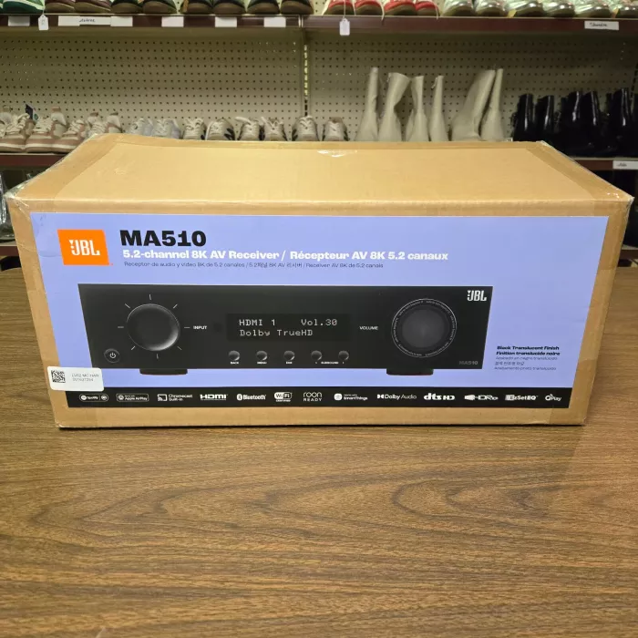 JBL MA510 75W 5.2ch Bluetooth & WiFi Capable HDR 8K Ultra HD Comp