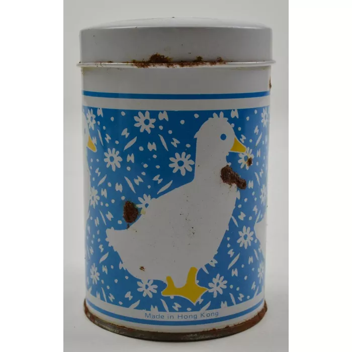 Vintage Tin Chicken & Duck Salt & Pepper Shakers - 4" Tall
