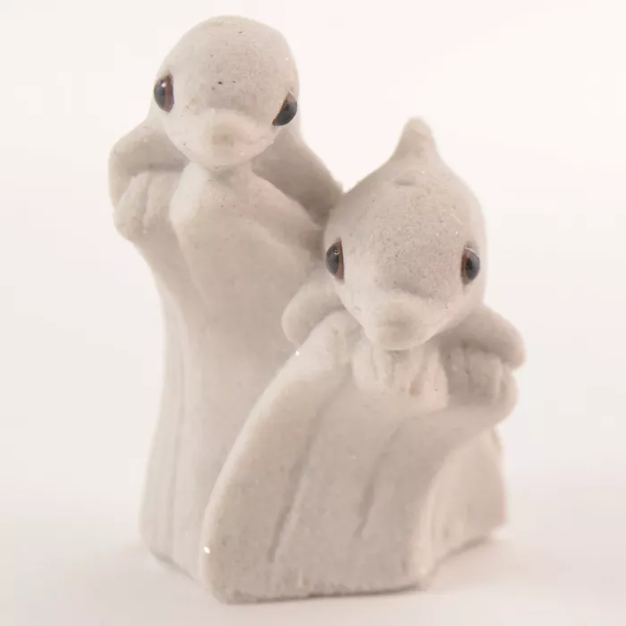 SAND-DECO Sand Sculpture Figurine DOL02 - Two Dolphins