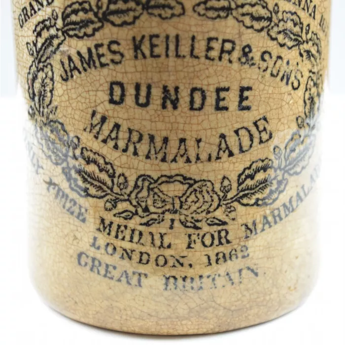 James Keiller & Sons Dundee Marmalade Crock - 4.75" Tall