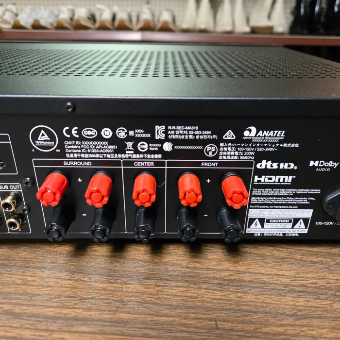 JBL MA310 5.2 Channel 4K AV Bluetooth Receiver JBLMA310BLKAM