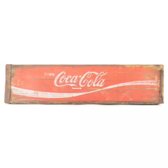 Coca Cola Crate - Red Wooden Coke Carrier - 1974 Chattanooga