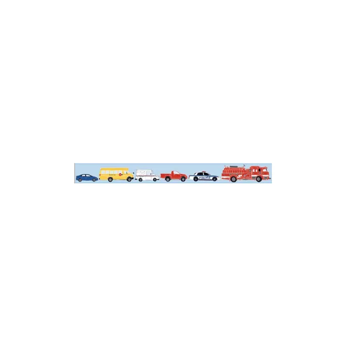 Boys Will Be Boys Main Street Wallpaper Border ZB3157BD