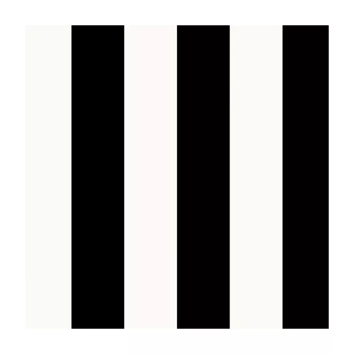 2.5 inTent Stripe Wallpaper Pearl, Black Norwall Wallcovering SY33918
