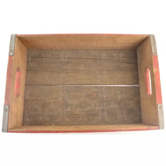 Coca Cola Crate - Red Wooden Coke Carrier