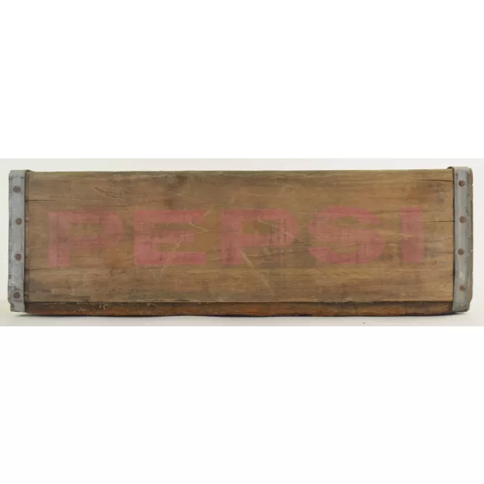 Pepsi Cola Crate - Wood Grain Carrier - Cleveland Ohio