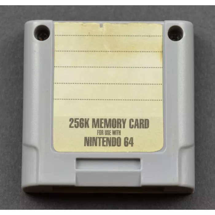 Nintendo 64 256K Memory Pak Card