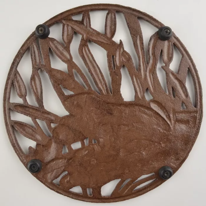 Iron Yard & Garden Stepping Stone - Frog On Lily Pad - 11 3/8" Wide