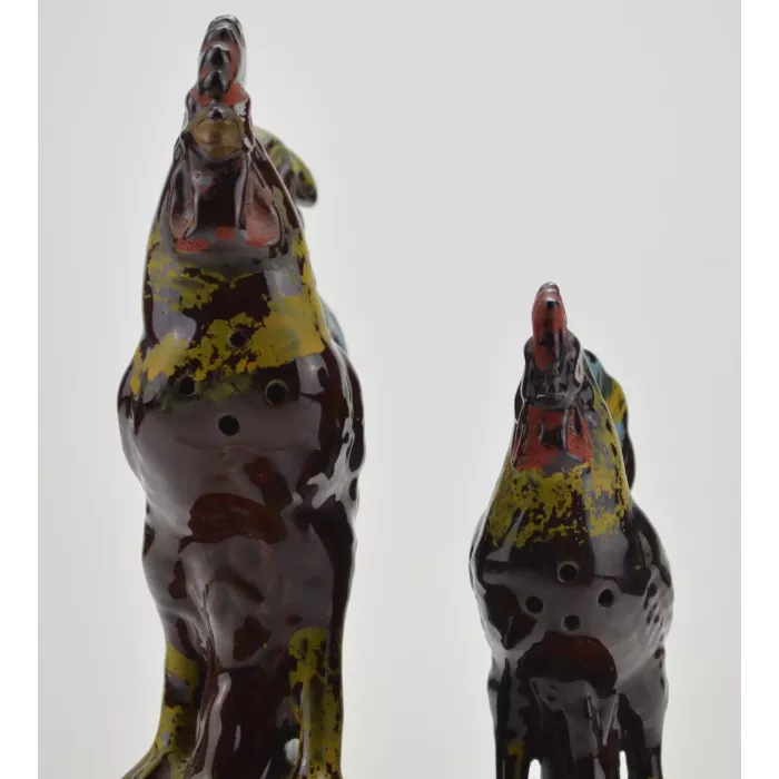 Vintage Rooster Salt & Pepper Shakers