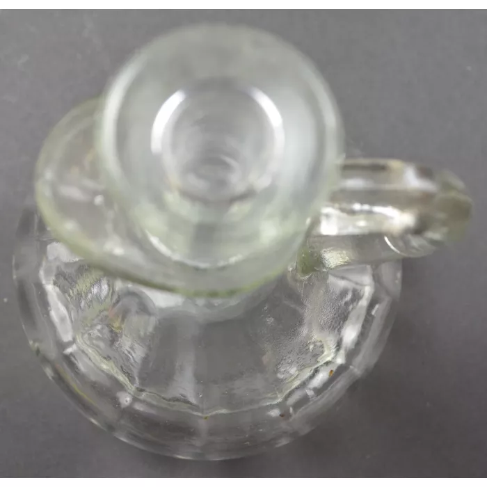 Clear Glass Cruet With Stopper - Oil Or Vinegar - 4.875" Tall