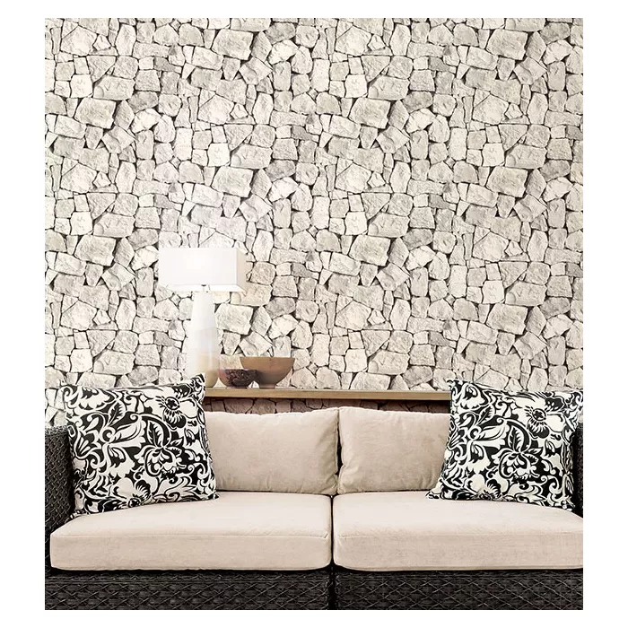 Spanish Stone Wallpaper Grey, White Norwall Wallcovering LL36216