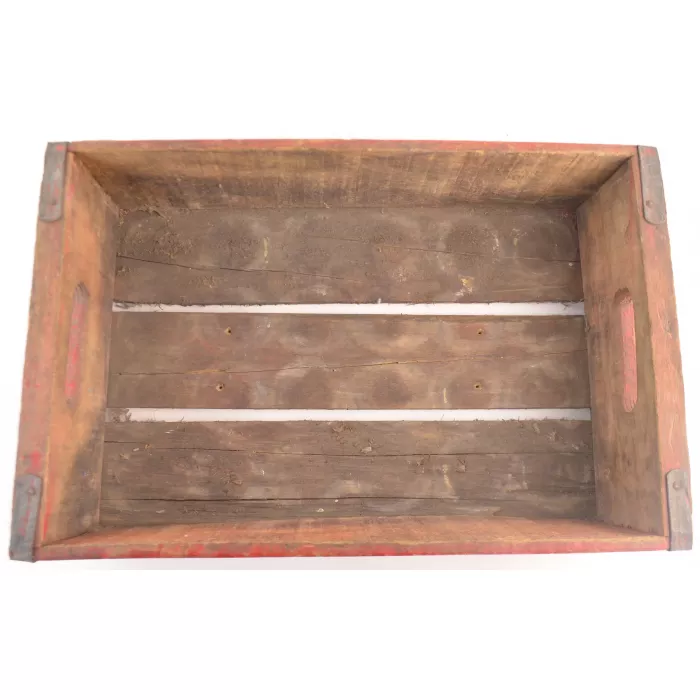 Coca Cola Crate - Red Wooden Coke Carrier