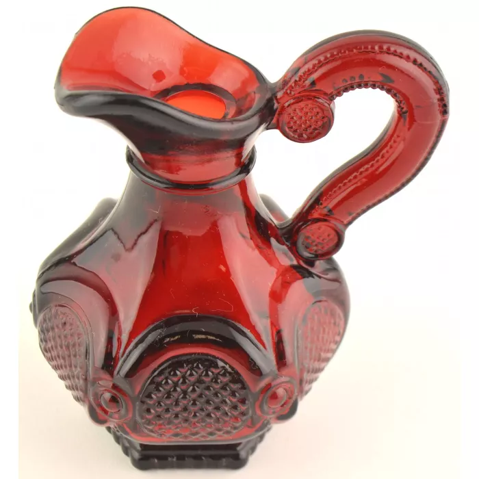 Avon Crystal - 1876 Cape Cod Ruby - Cruet No Stopper - 4.75" Tall