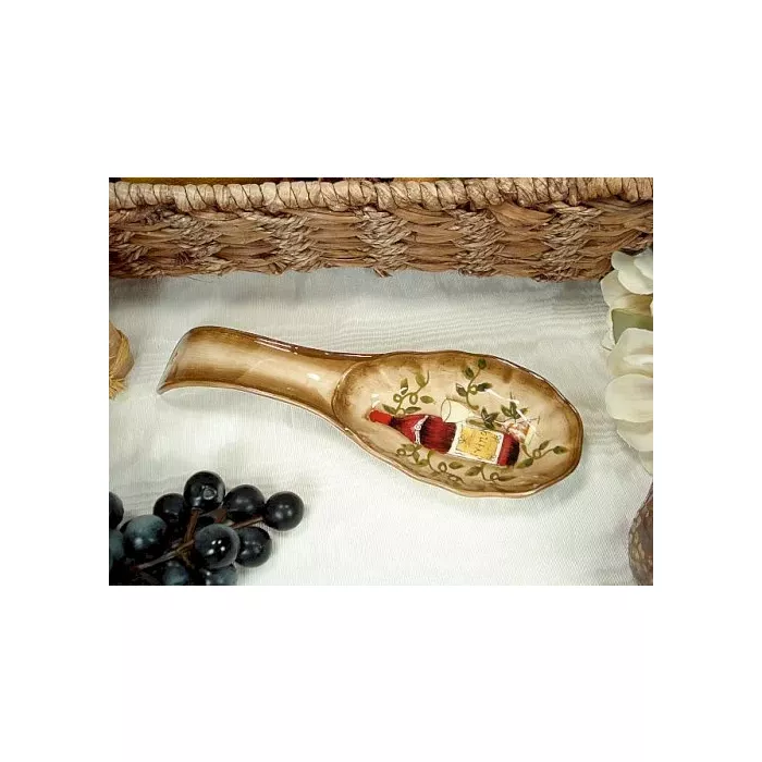 Tuscan Harvest Pattern Spoon Rest