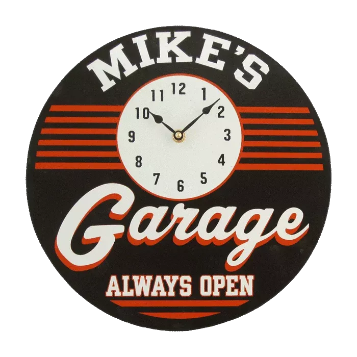 Custom Garage Clock